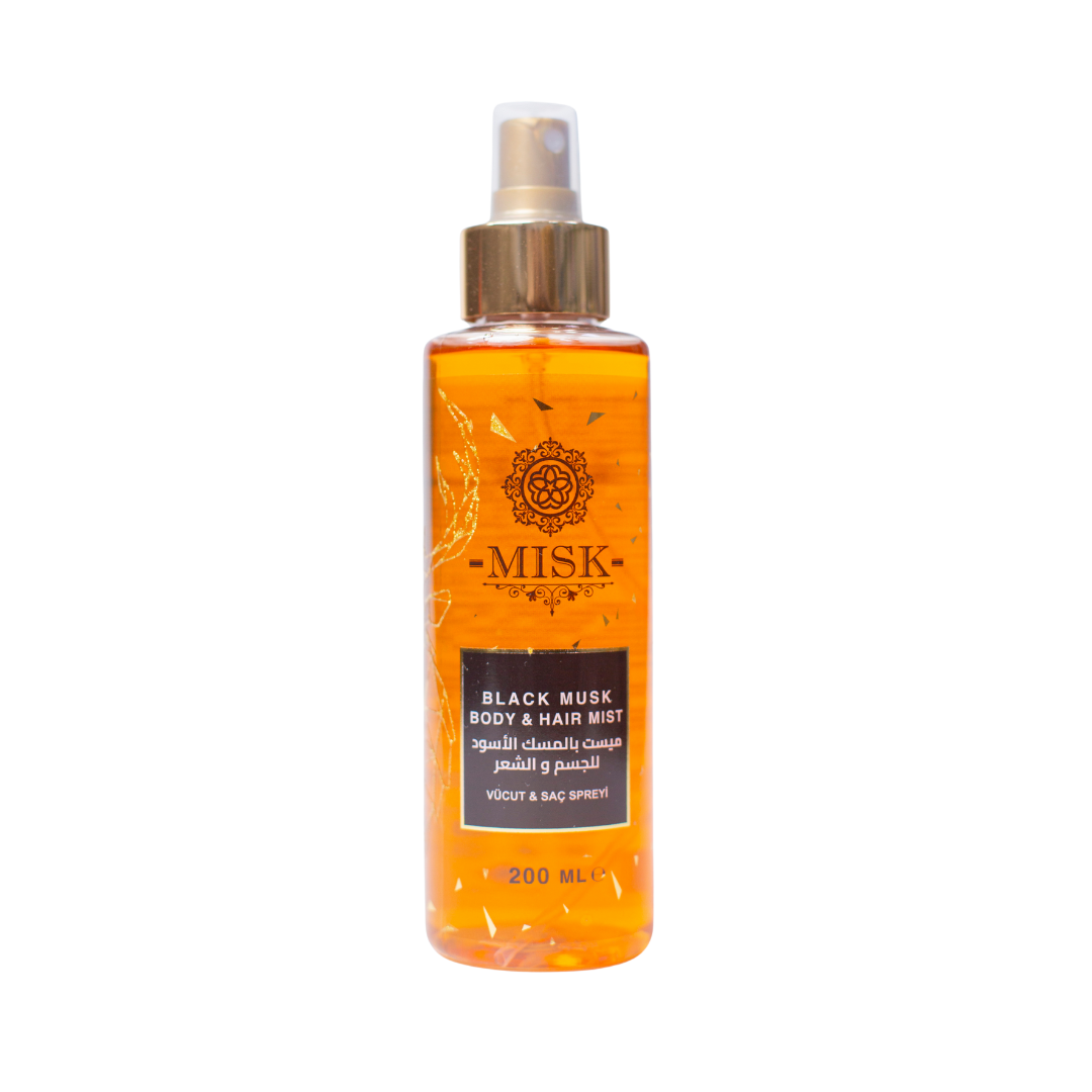 Black musk body and hair mist 200ml black-musk-body-and-hair mist-200ml